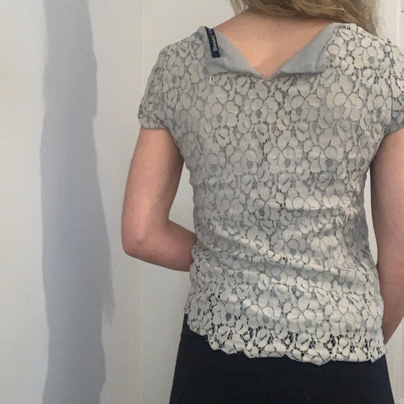 BLUENOTES - Medium Grey-Blue Floral Shirt (Worn - DISCOUNTED) - Picture 2 of 2